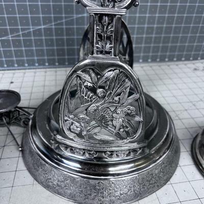 MERIDEN Silver Company 1868 Tippy Pitcher 