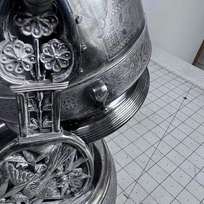 MERIDEN Silver Company 1868 Tippy Pitcher 