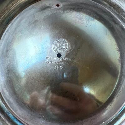 MERIDEN Silver Company 1868 Tippy Pitcher 