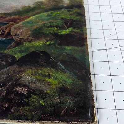 Landscape ANTIQUE Oil on Canvas