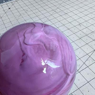 Kosta Boda Hand Blown Glass Bowl / Ashtray -  Purple 