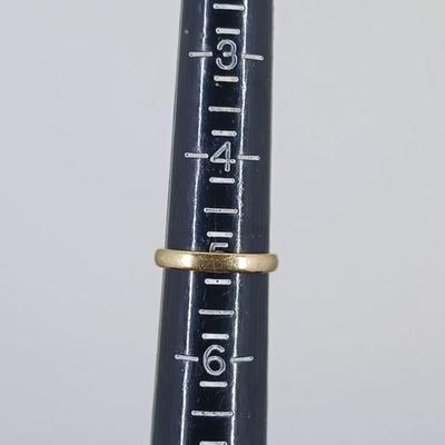 Vintage 10K Yellow Gold Band - Size 5