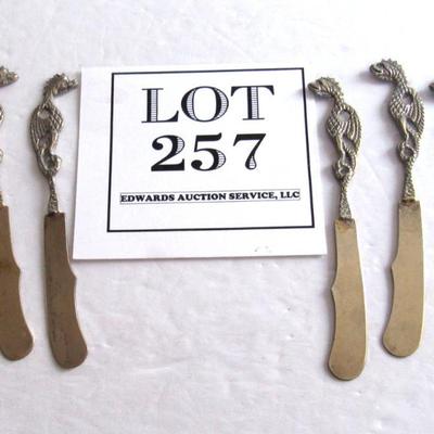 Set of 6 Spreader Knives, Italy