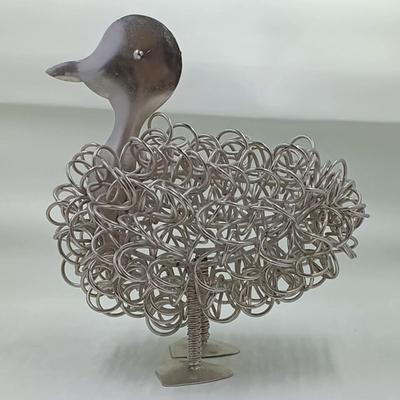 Lot of 2 Metal Art Ducks