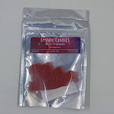 Lot of 9 Factory Sealed Cosmic Candies Melon Berry Blast Delta-8 Gummies