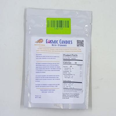 Lot of 6 Factory Sealed Cosmic Candies Outer Space Orange Delta-8 Gummies #2