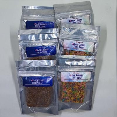 Lot of 6 Cosmic Candies CBD Delta-8 Rice Treat Assortment