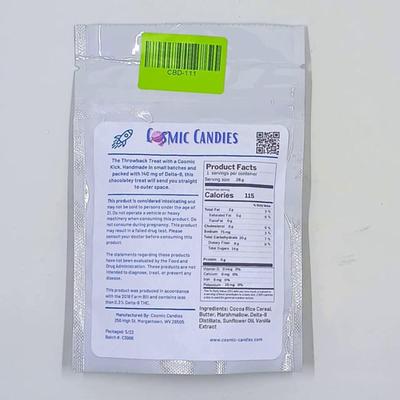 Lot of 4 Cosmic Candies CBD Delta-8 Rice Treats #3