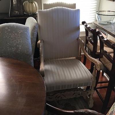JOB 10.16 DR001 White Arm Chair 1 of 2