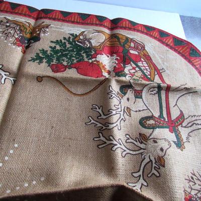 Older Unused Large Christmas Tree Underskirt or Table Covering
