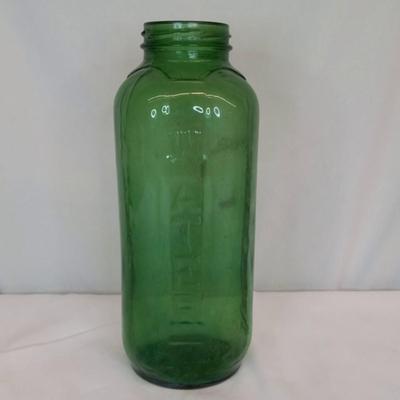 Lot of 2 Vintage Glass Juice / Water Bottles