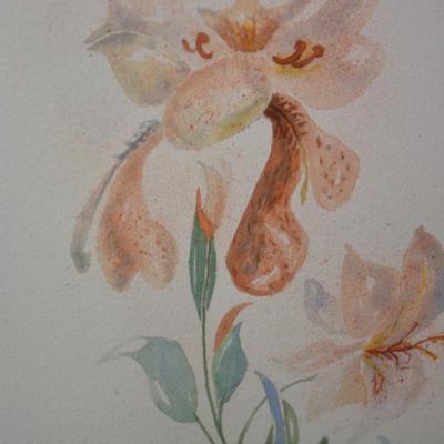 Stunning Framed & Matted Local Betty Baugher-Fridley Original Watercolor Signed