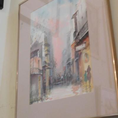 Nestor Fruge French Quarter scene