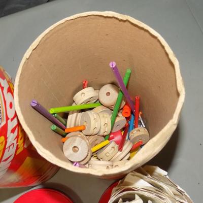 3 Vintage Tinker Toy Sets
