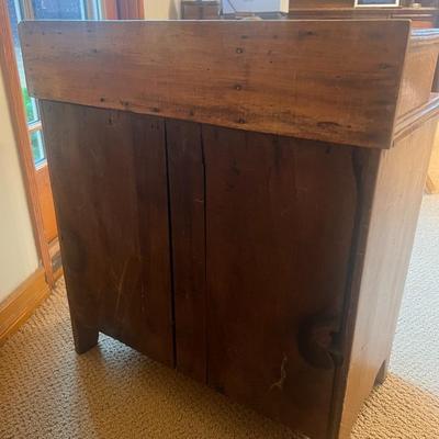 Antique Pine Childâ€™s Small Chest of Drawers