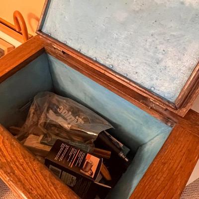 Antique Oak Ice Box