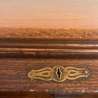 Rolltop Oak Desk, Circa 1890-1915