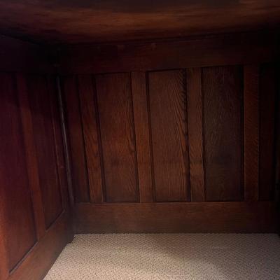Rolltop Oak Desk, Circa 1890-1915