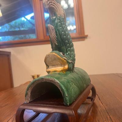 Qing Dynasty Ceramic Roof Tile