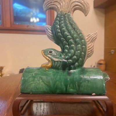 Qing Dynasty Ceramic Roof Tile