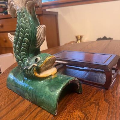 Qing Dynasty Ceramic Roof Tile