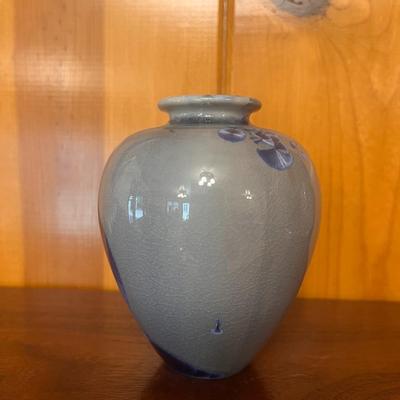Vintage Louise Reding Crystalline Porcelain Vase