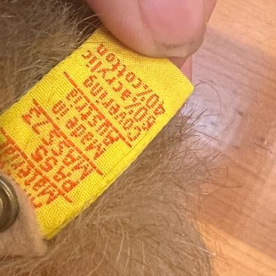 Vintage Steiff Lion with original tag â€œLeoâ€