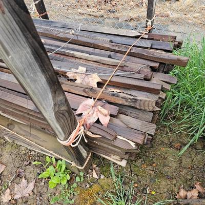 Wood stakes 