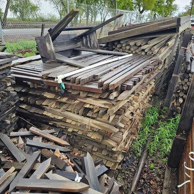 Wood stakes 