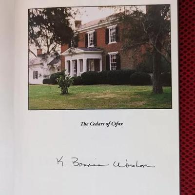 THE CEDARS OF CIFAX By Kathleen Bonnie Worsham - Hardcover author signed