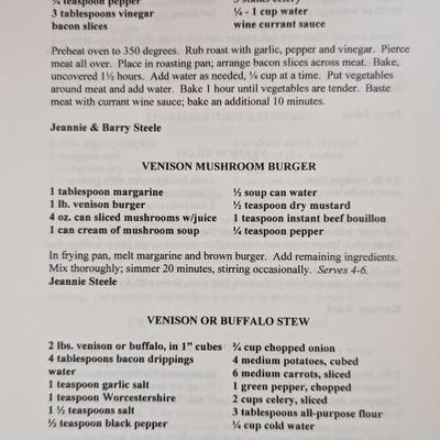Monacan Indian Cookbook-A collection of contemporary Recipes 1998 Madison Hgts, VA