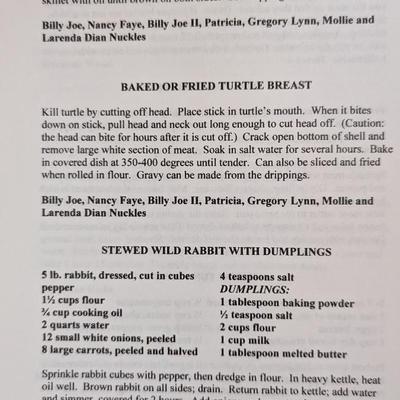Monacan Indian Cookbook-A collection of contemporary Recipes 1998 Madison Hgts, VA