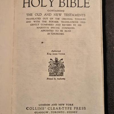 Antique Illustrated Bible