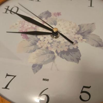 Floral Wall Clock
