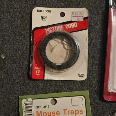 Wire, Jute, Hooks, and Mousetraps