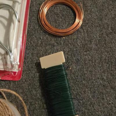 Wire, Jute, Hooks, and Mousetraps