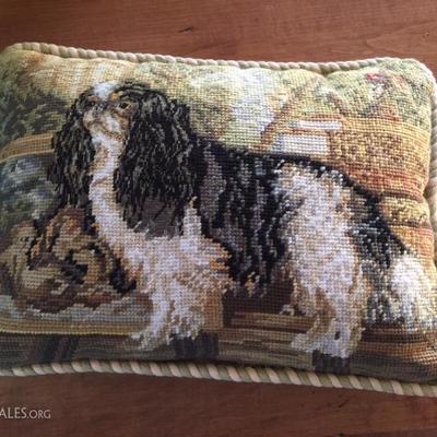 Ethan Allen King Charles Throw Pillow 