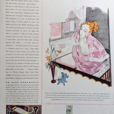Original vintage copy of Vogue Magazine Oct 13, 1930 George LePape cover art