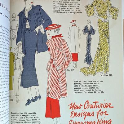 Original vintage copy of Vogue Magazine June 1, 1934 Cover art by Georges Lepape