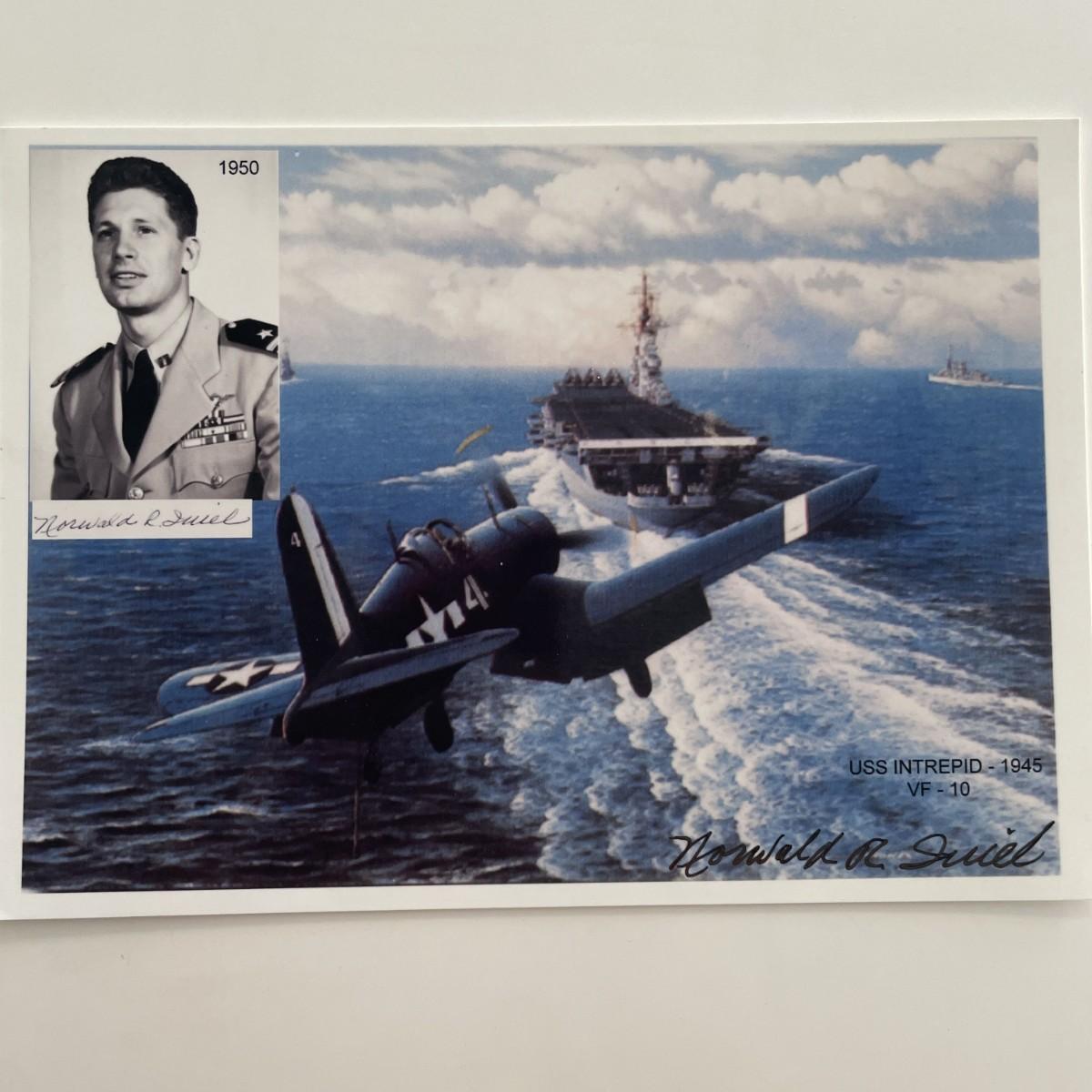 WW2 Military Norwald Quiel signed photo | EstateSales.org