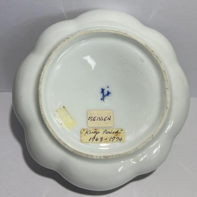 Antique MEISSEN Kings Period 1763-1774 Dragon & Rodents Candle Holder as Pictured. (1-Leaf has a Tip Brake and Needs a Good Cleaning).