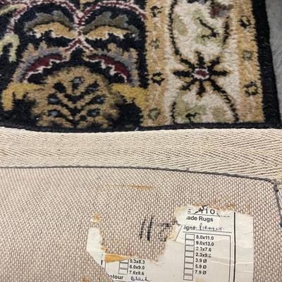 4x6 black rug