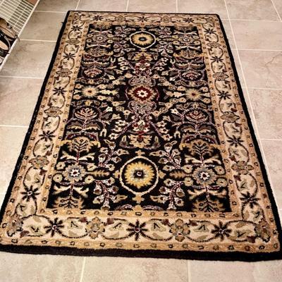 4x6 black rug