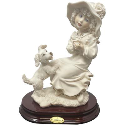 Giuseppe Armani CHERIE Girl w Dog Figurine