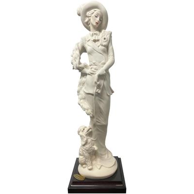 Giuseppe Armani LADY WITH POODLE Figurine 13" H