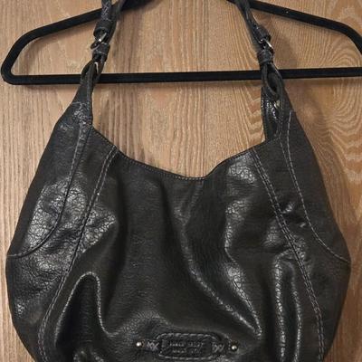NINE WEST Black Leather Purse