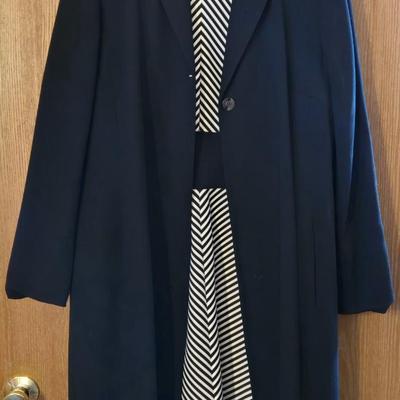 Ladies Black & White Dress & Light Jacket