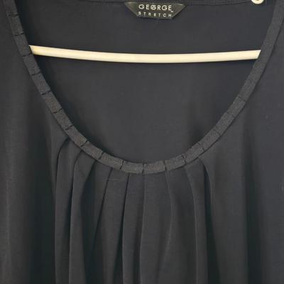 Ladies Tops (3) Navy, White, & Black