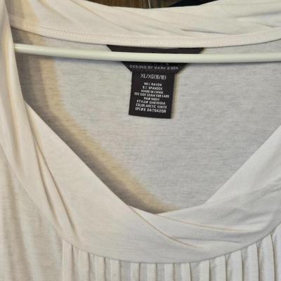 Ladies Tops (3) Navy, White, & Black