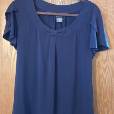 Ladies Tops (3) Navy, White, & Black